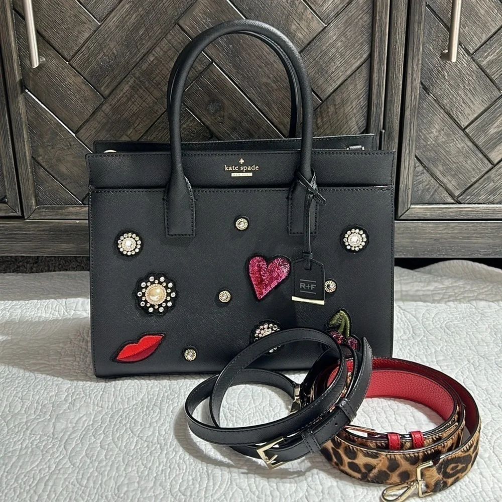 Kate‎ Spade Cameron Satchel Rodin & Field 2 straps and 2 dust bag included